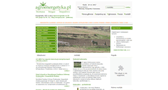 Desktop Screenshot of agroenergetyka.pl